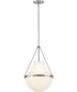 Collins 1-Light Medium Pendant in Polished Nickel