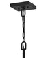 Max 1-Light Extra Large Hanging Lantern 12v in Black