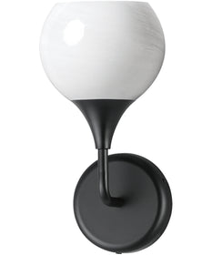 Neve 1-Light Wall Scone Black