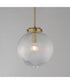 Kasbah 12 inch Pendant Satin Brass