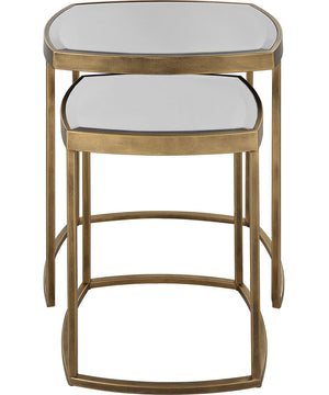 Vista Gold Nesting Tables, Set Of 2