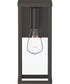 Ryle 1-Light Medium Wall Lantern with Clear Glass Panels Antique Bronze