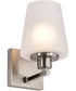 Lune 1-Light Vanity & Wall Brushed Nickel