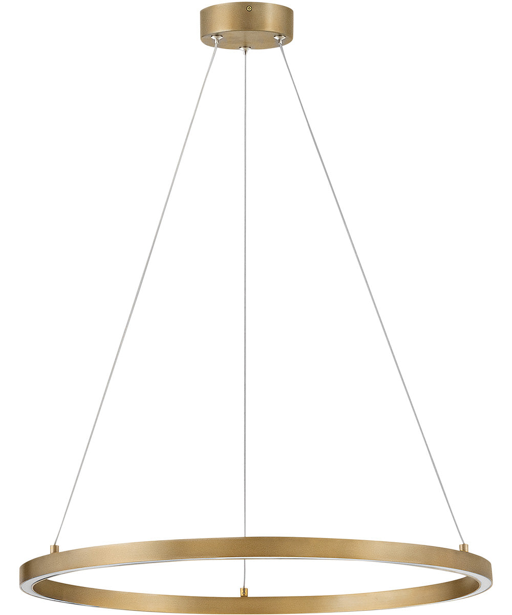 Kenna LED-Light Medium Single Tier in Lacquered Brass