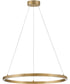 Kenna LED-Light Medium Single Tier in Lacquered Brass