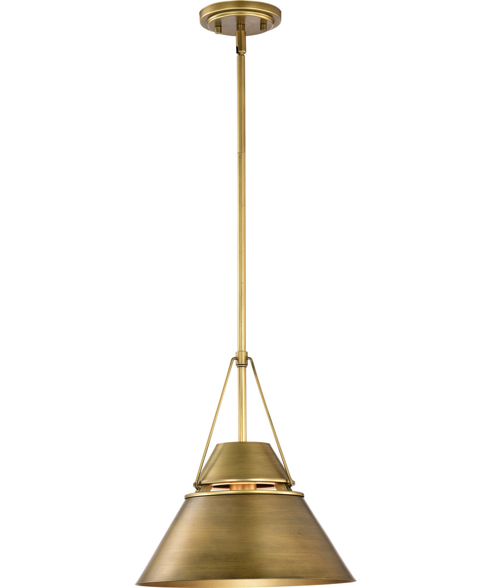 Adina 1-Light Pendant Natural Brass