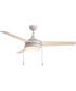Trio Pull 52 inch 3-Blade Fan w Pull Chain Matte White