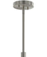 Mack 5-Light Linear Chandelier with Layered Glass Shades Brushed Nickel