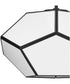 Latham 18 in. 3-Light Flush Mount Matte Black