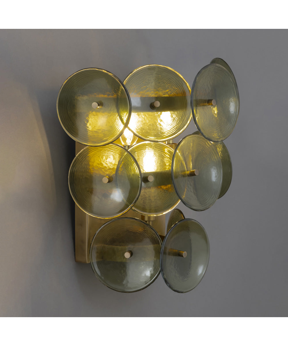 Loren Wall Sconce Weathered Brass