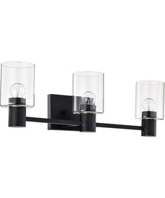 Clarksville 3-Light Vanity & Wall Matte Black