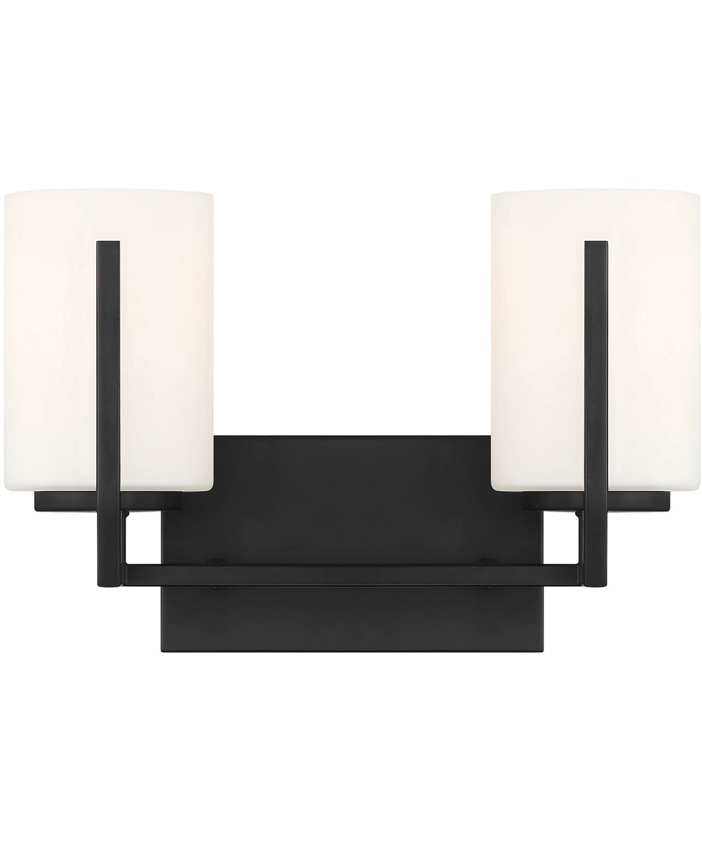Cambria 2 Light Vanity Matte Black