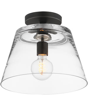 Hudson 1-Light Semi-Flush Mount/Pendant Black