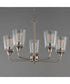 Hudson 5-Light Chandelier Satin Nickel