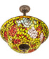 16" Wide Tiffany Rosebush Pendant