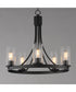 Livingston 5-Light Chandelier Black