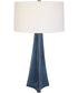 Teramo Scalloped Ceramic Table Lamp