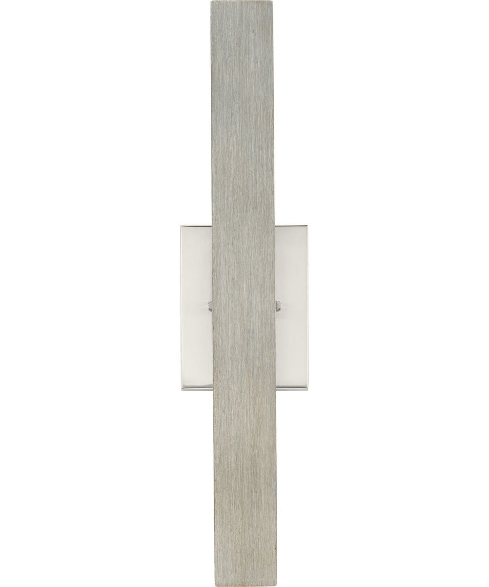 Boundary 2-Light Wall Bracket Brushed Nickel