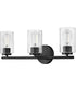 Leta 3-Light Medium Three Light Vanity in Black