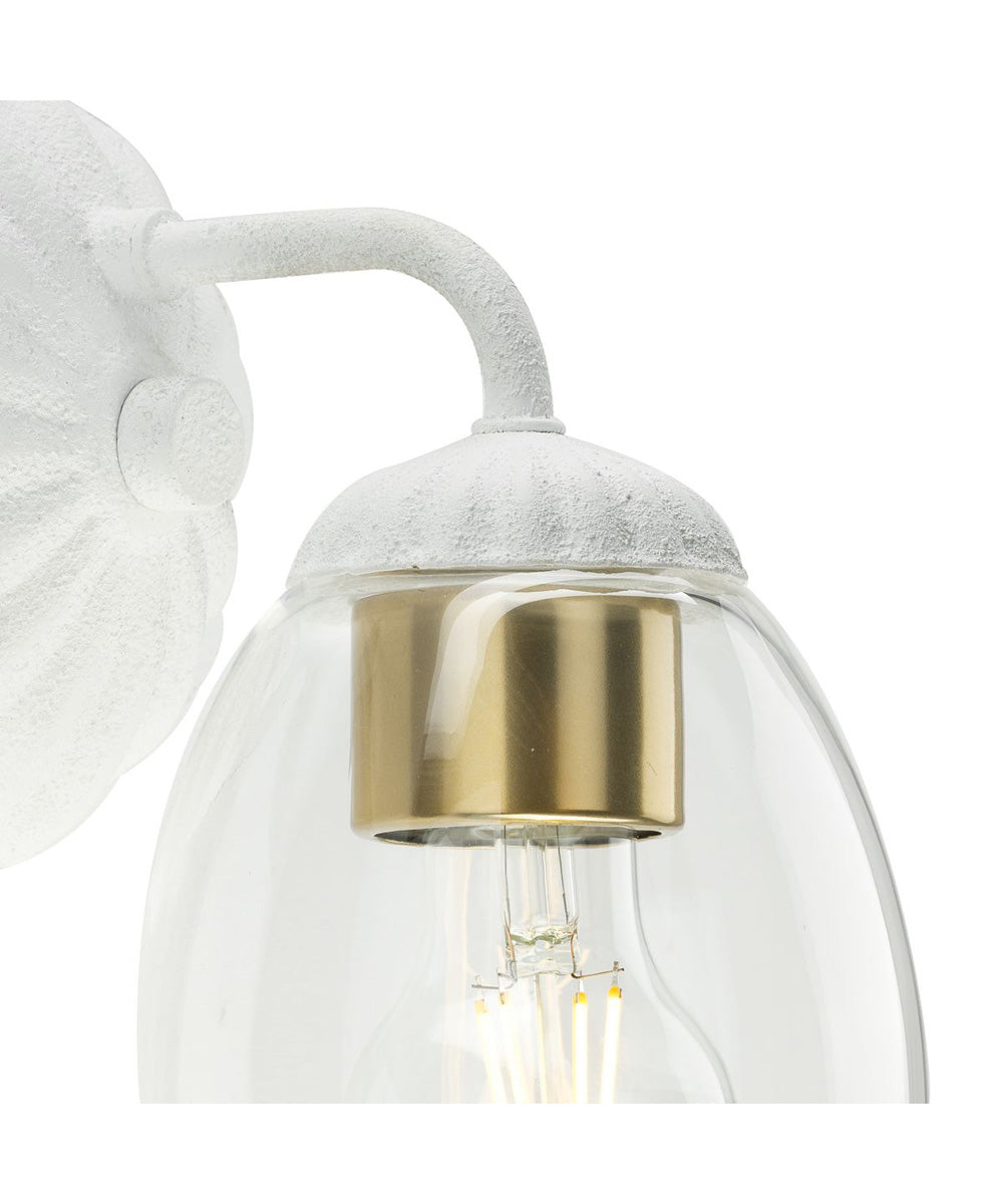 Quillan 1-Light Transitional Bath & Vanity Light White Plaster