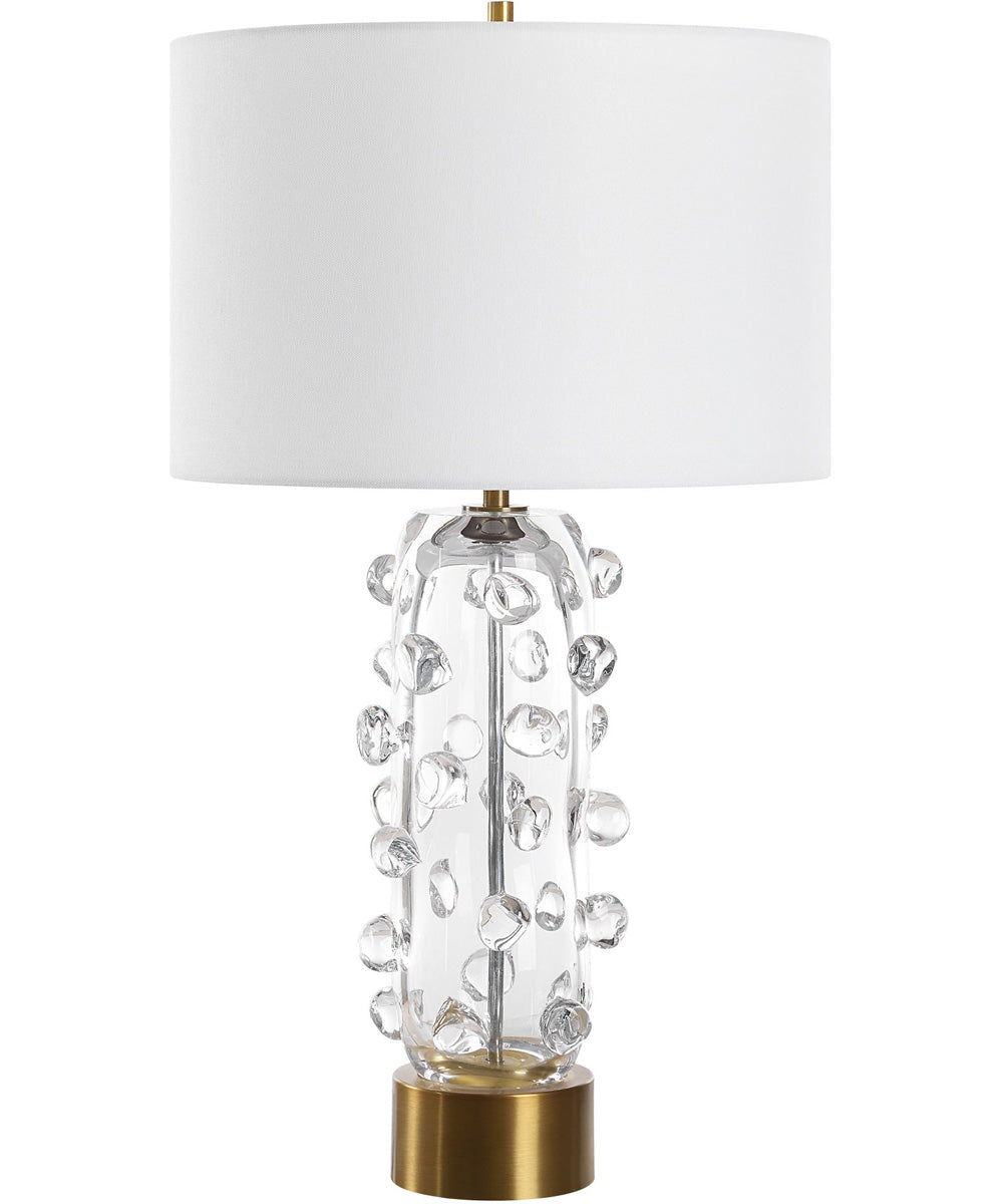Aura Clear Glass Table Lamp