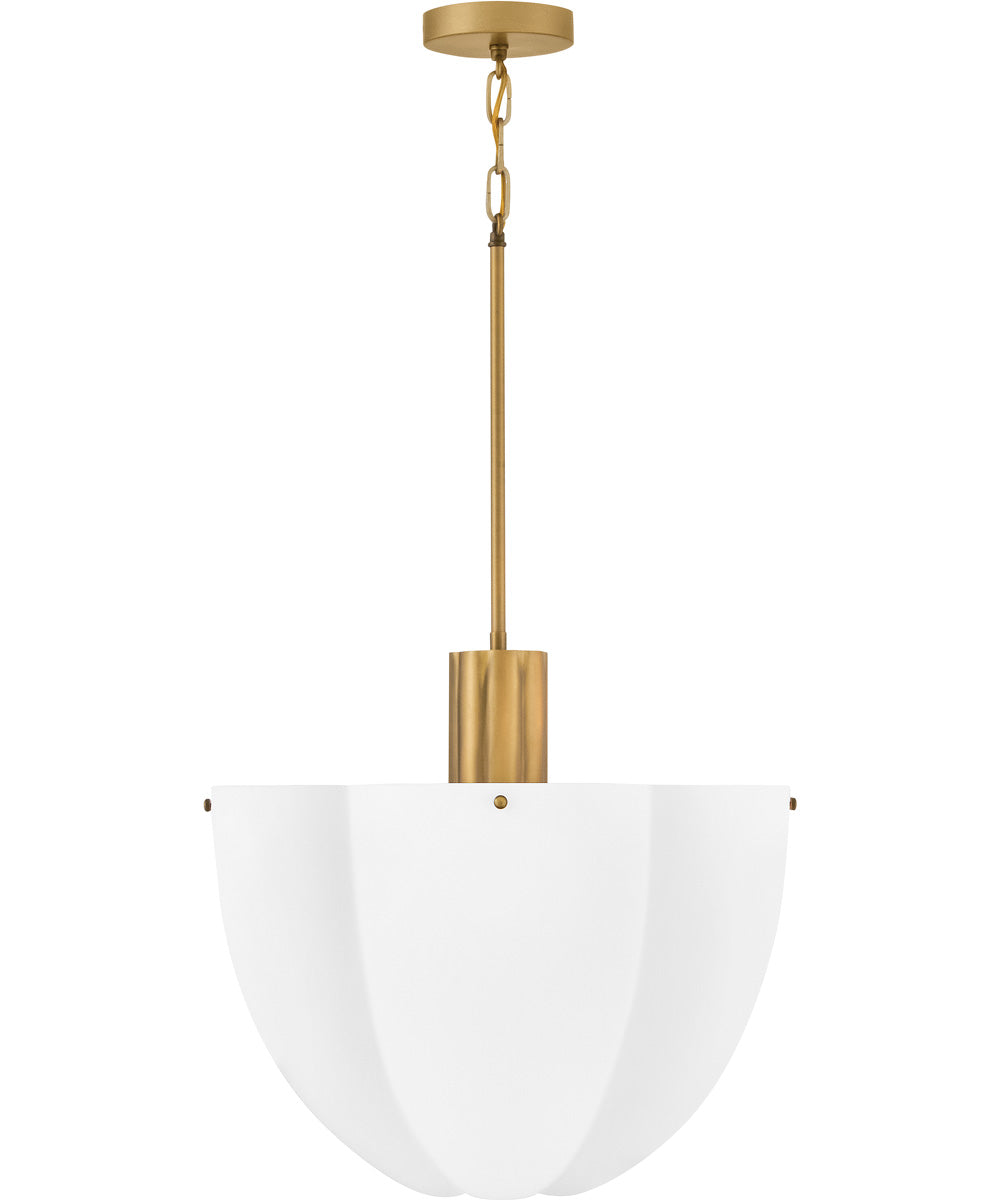 Becca 8-Light Large Pendant in Heritage Brass