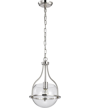 Amado 1-Light Pendant Polished Nickel