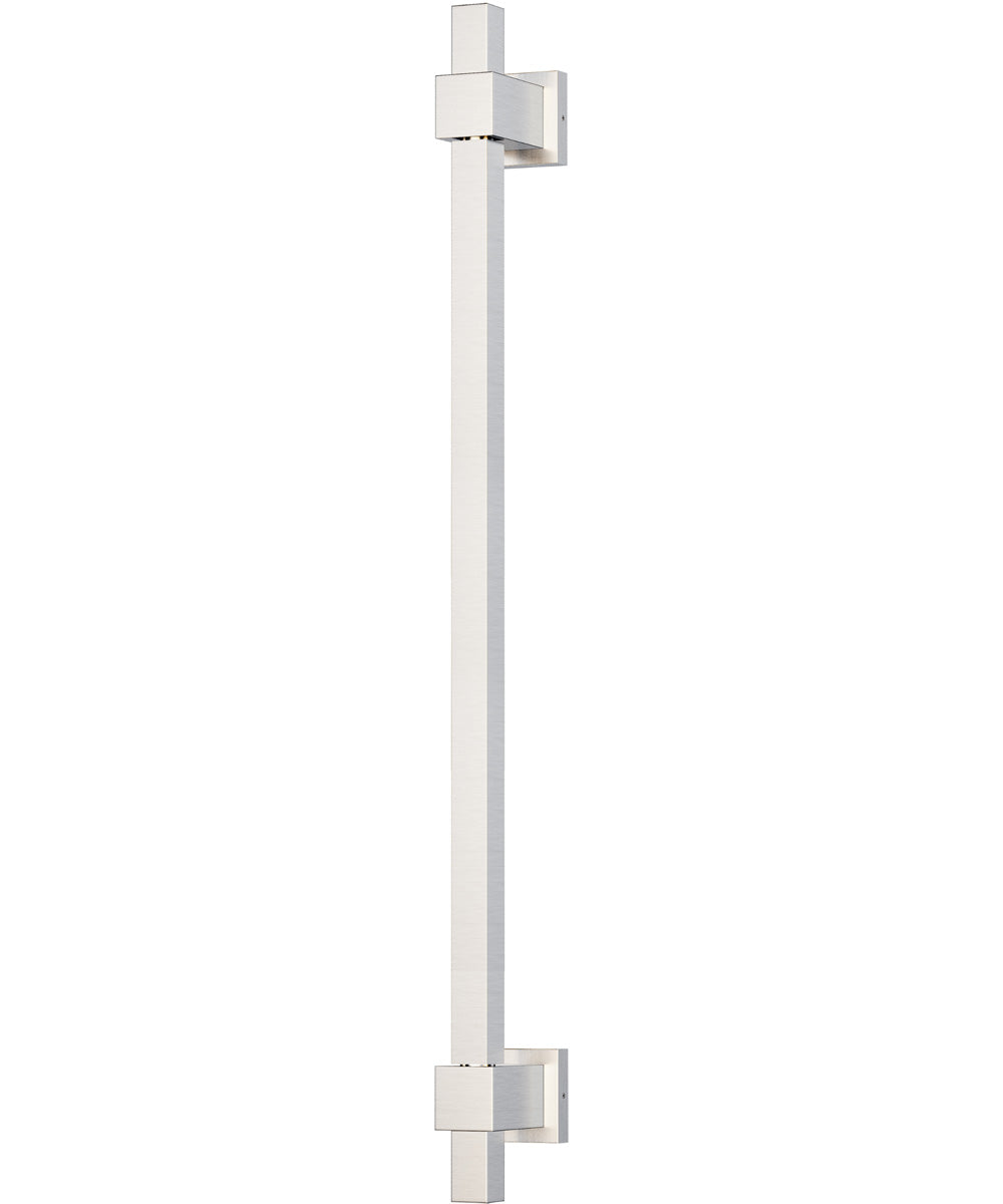Cubist Square LED Wall Sconce Satin Nickel
