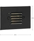 LED Indoor/Outdoor Integrated LED Wall or Step Light with Photocell Black