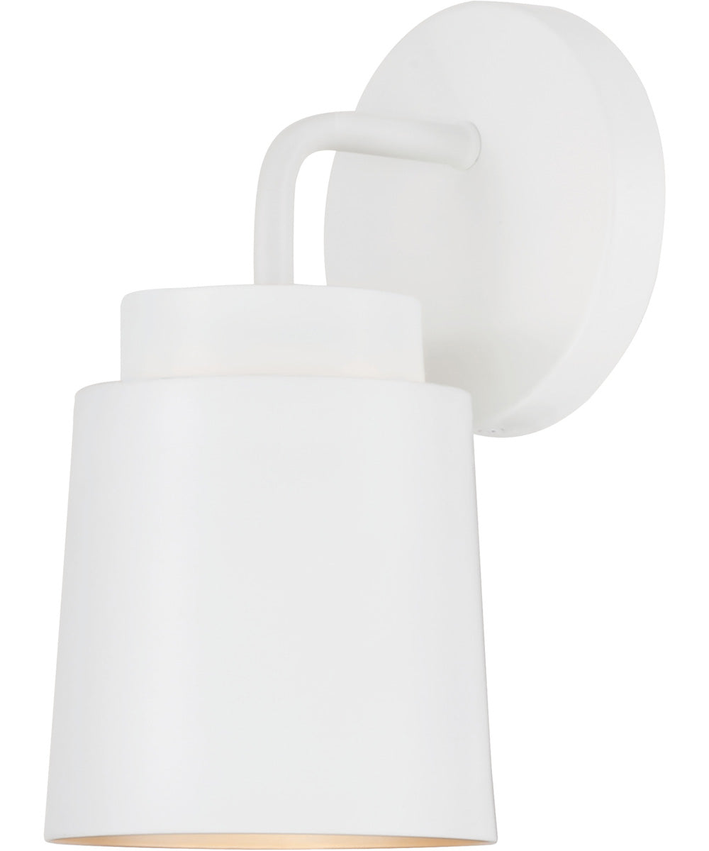 Pratt 1-Light Sconce Matte White