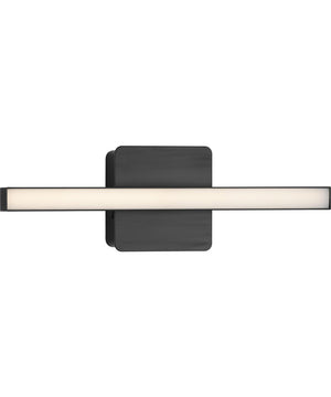 Phase 4 16 in. Small Modern Integrated 3CCT Integrated LED Linear Vanity Light Matte Black