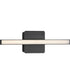 Phase 4 16 in. Small Modern Integrated 3CCT Integrated LED Linear Vanity Light Matte Black