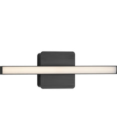Phase 4 16 in. Small Modern Integrated 3CCT Integrated LED Linear Vanity Light Matte Black