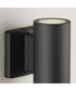 3" Wall Mount Up/ Down Cylinder Black