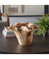 Teak Flow Natural Outdoor Bowl