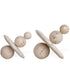 Quarried Stone Indoor-Outdoor Sculptures, Set of 2