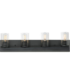 Lateral 4-Light Bath Vanity Black
