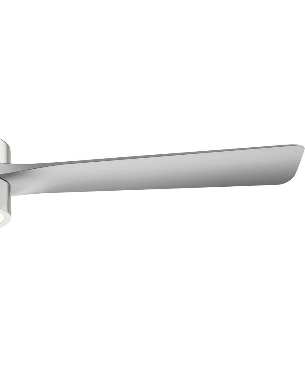 Axion II 52 in. 3-Blade Modern LED Ceiling Fan Brushed Nickel
