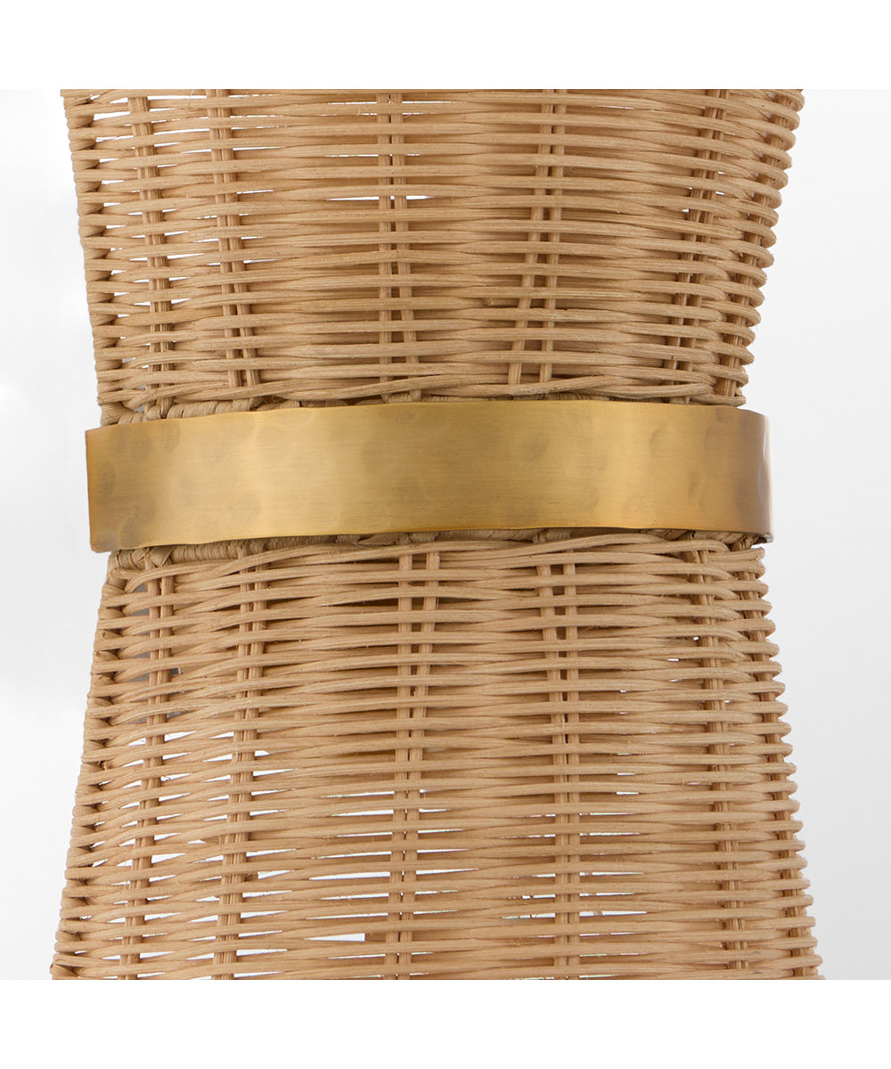 Fairview 2-light Sconce Brushed Brass