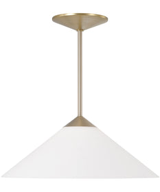 Gatsby 1-Light Pendant Matte Brass