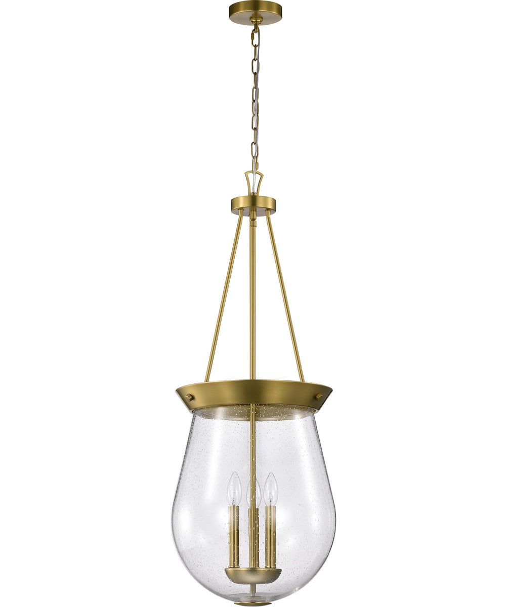 Boliver 3-Light Pendant Vintage Brass