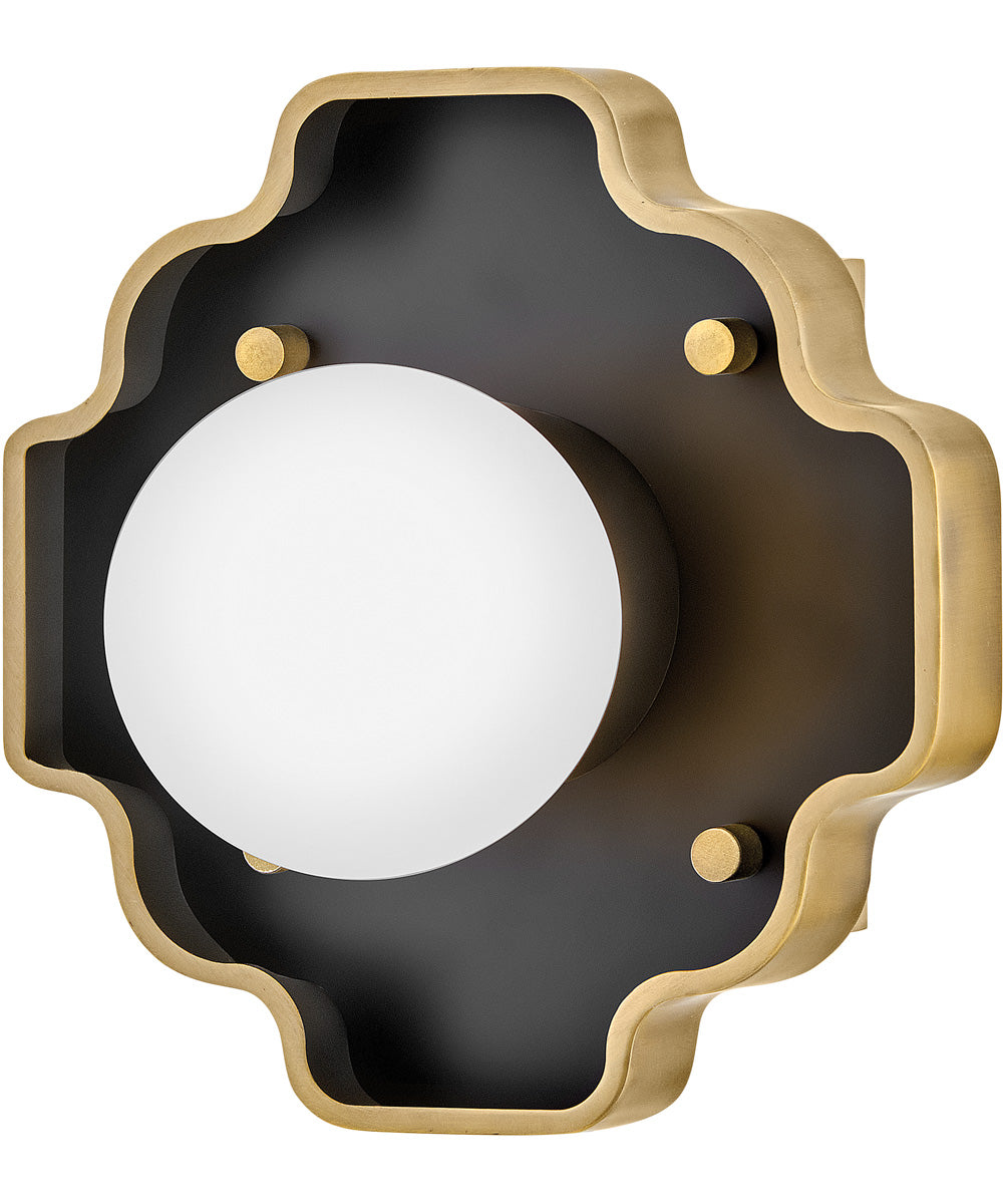 Howe 1-Light Small Single Light Sconce in Gloss Black
