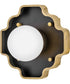 Howe 1-Light Small Single Light Sconce in Gloss Black