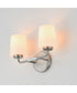 Durham 2-Light Bath Vanity Satin Nickel