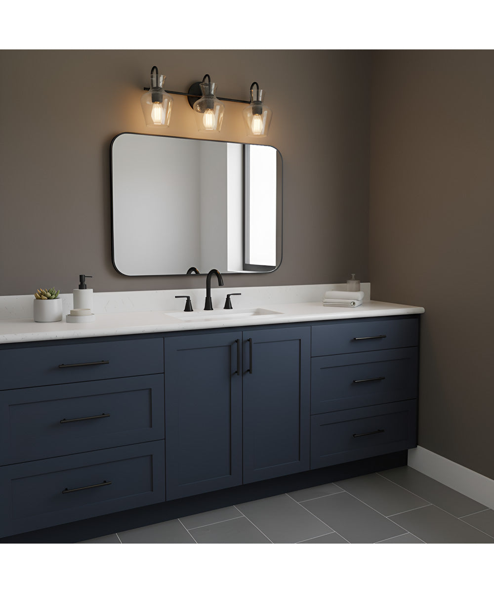 Hollis 3-light Bath Light Matte Black