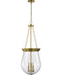 Boliver 3-Light Pendant Vintage Brass