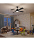 Tavo 52-in. 4-Blade LED Modern Ceiling Fan Matte Black