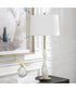 Annora Glossy White Table Lamp