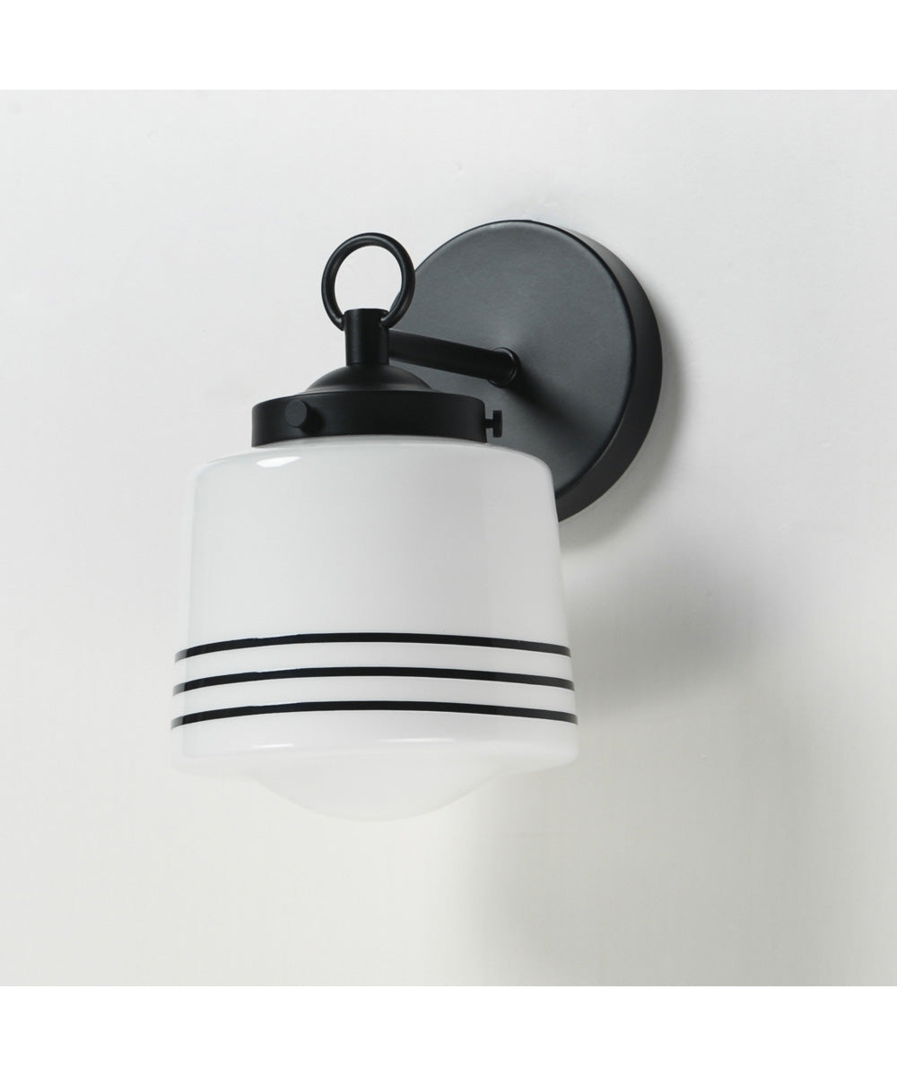 Eureka 1-Light Wall Scone Black