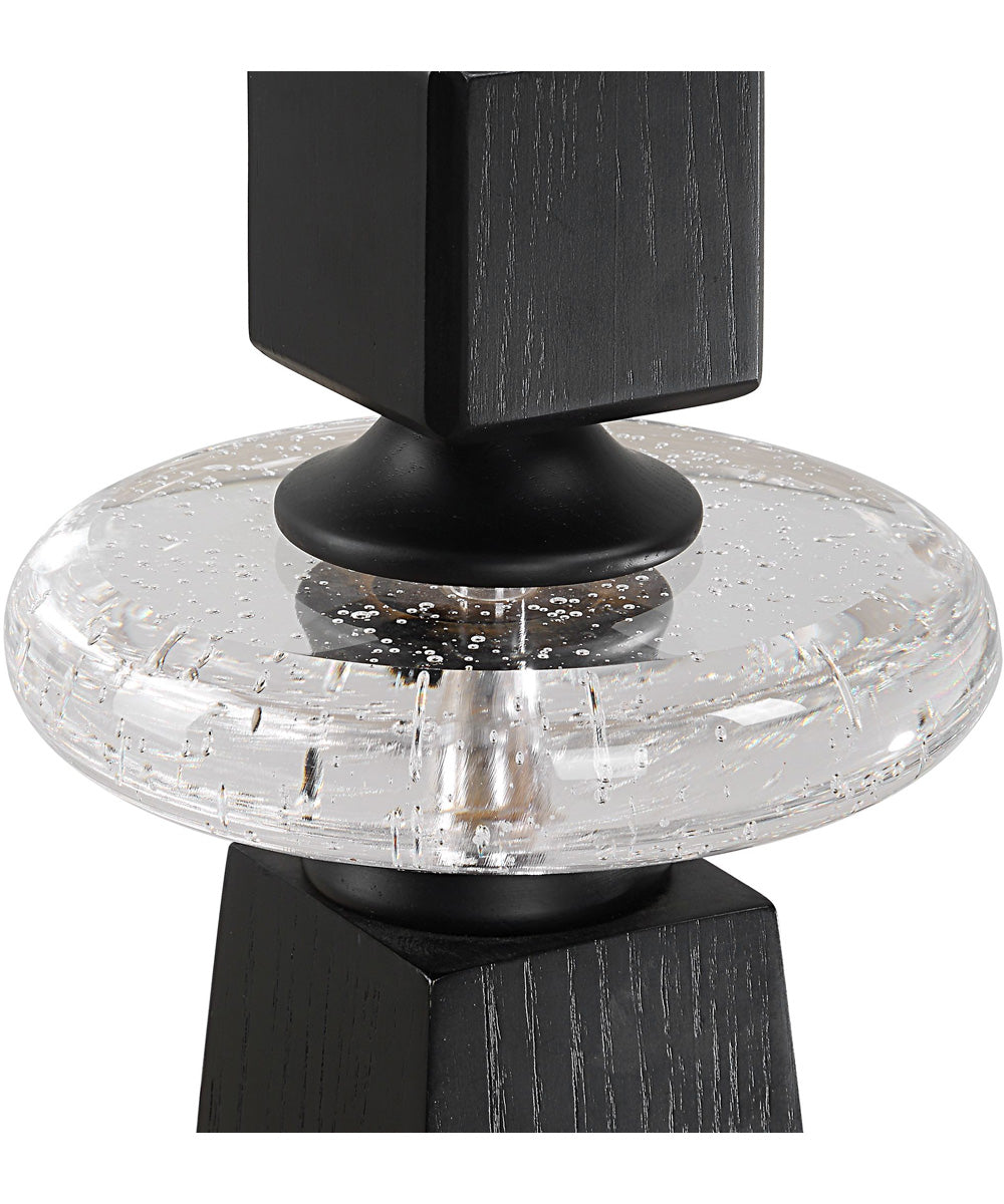 Ebon Glow Floor Candleholders Set of 2